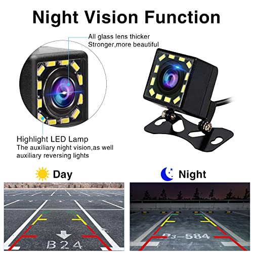 Image of 2.5MM Rear Camera for APHQUA Car Stereo, Waterproof HD Backup Camera with Night Vision, 170 Ultra-Wide Viewing Angle