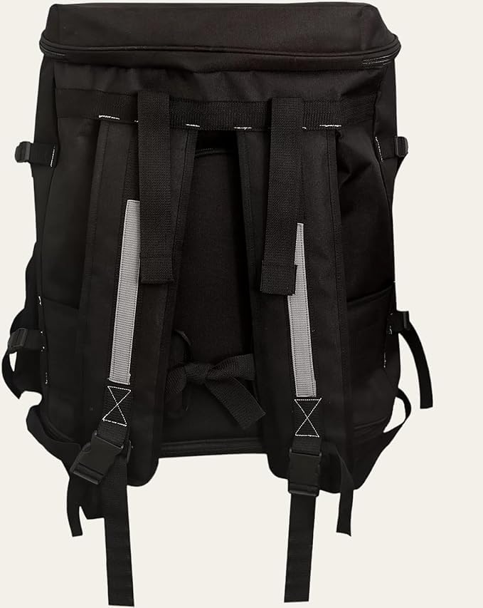 Image of SSBC Nylon Grocery Logistics Courier Amazon delivery Bag for Multipurpose (Black) 91 LTR