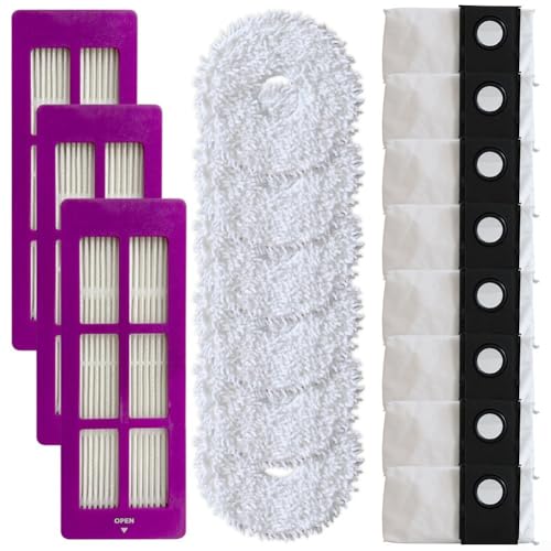 Para Eureka para J15 Pro Kit completo específico de filtro, fregona y bolsa de polvo para mejorar tu rutina de limpieza con componentes eficientes en el interior