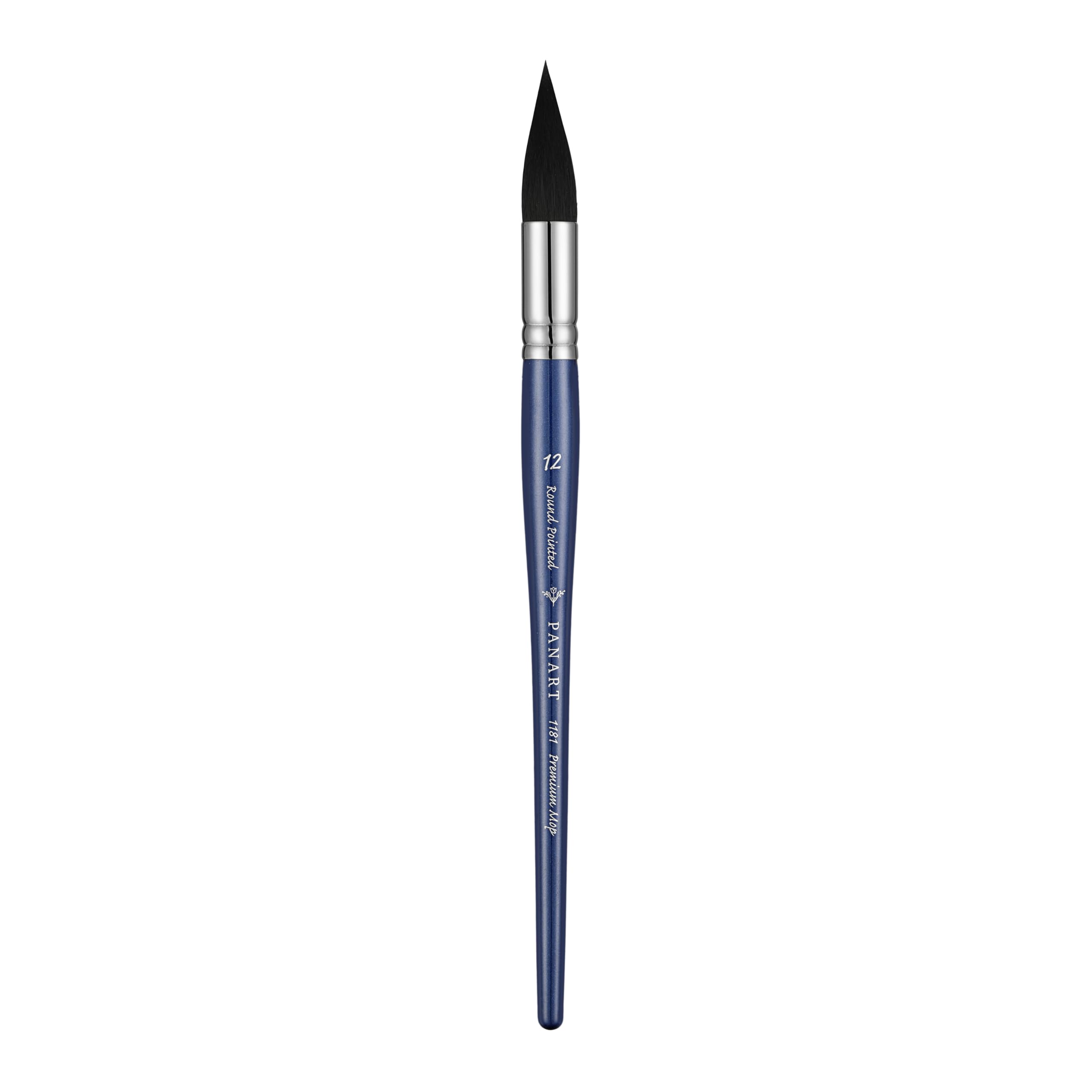 Pan Art Synthetic Fibre Mop No. 12 – Detail & Wash Brush for Watercolour & Gouache – Artist-Grade Performance Paintbrush for Fine Art, Craft & Illustration – 1 Unit