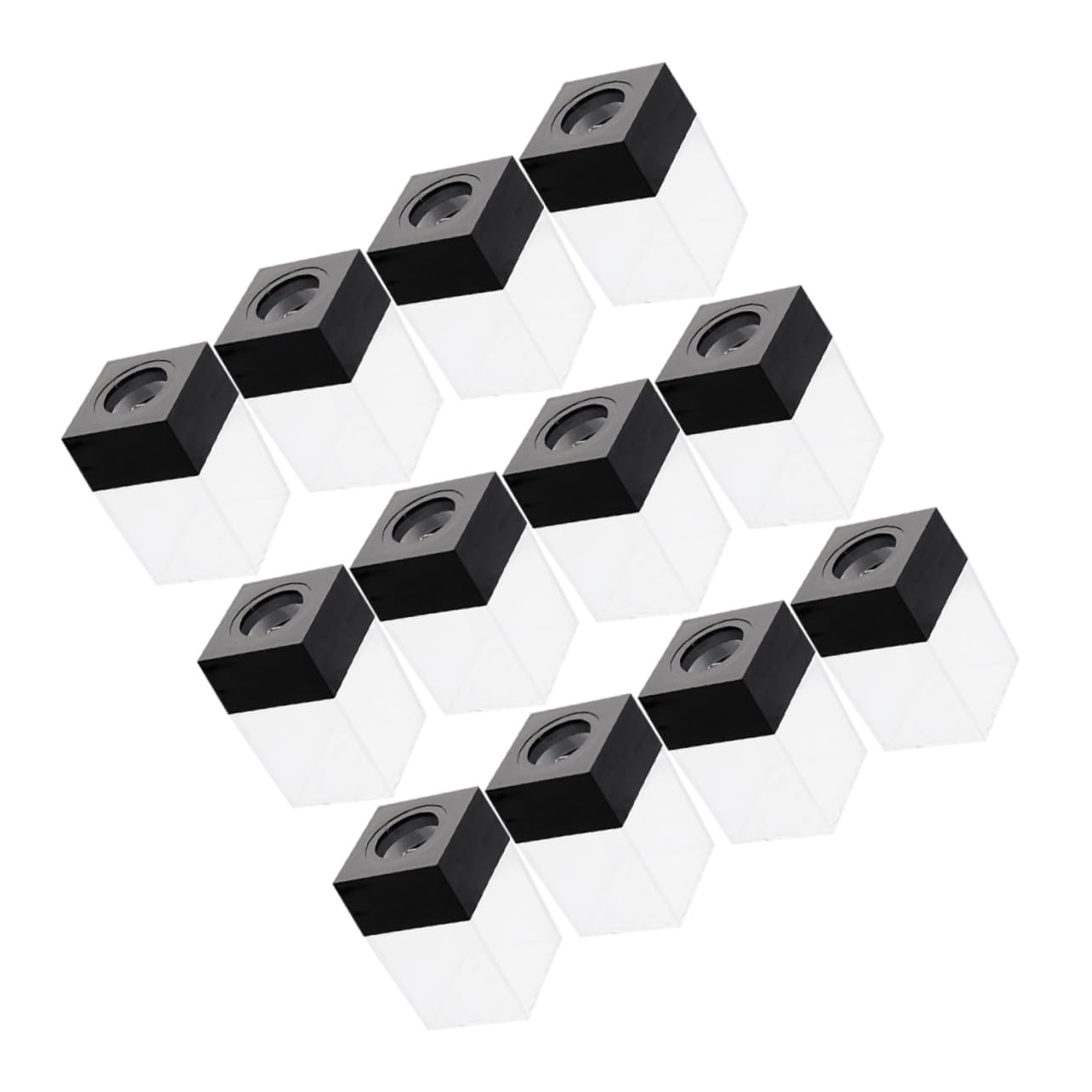 SHINEOFI 12 Piezas Caja de Clips Magnéticos de Plástico para Oficina Porta Clips Magnetico Organizador de Escritorio