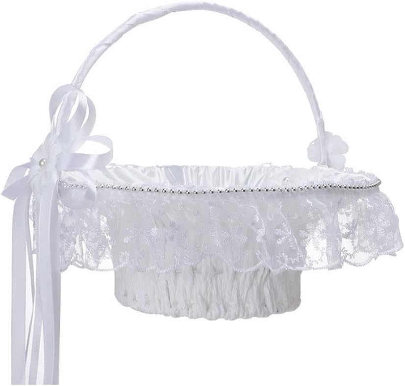 Flower Girl Basket 1pc Party Decoration Candy Storage Box Portable Wedding Tote