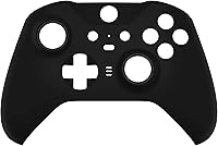 Vista 3 de eXtremeRate Funda negra de agarre suave al tacto, carcasa frontal, kit de repuesto para Xbox One Elite Series 2, Xbox Elite 2 Core Controller