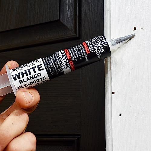 Finish Line Acrylic Urethane Elastomeric Sealant Pre-Filled Precision Caulk Gun One Ounce Tube Single (Off White, FLCPREFILL, 1, 00142) - Thumbnail 4
