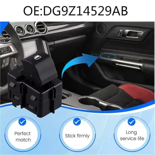 Commande vitre électrique DG9T14529AB : remplacez votre interrupteur de vitre cassé - 2
