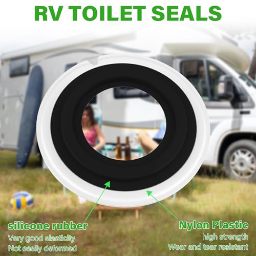 Image of Ameri 385311462 385310677 RV Toilet Seal Kit for Dometic Sealand VacuFlush Toilets 110 111 210