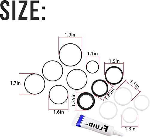 Miniatura 5 de para amortiguadores traseros de flotador Kits de servicio de amortiguadores traseros F-ox Kit de reparación de suspensión de flotador y reparación