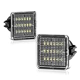 VIPMOTOZ Full LED License Plate Light Lamp Assembly Replacement For 2016-2019 Toyota Tacoma &...