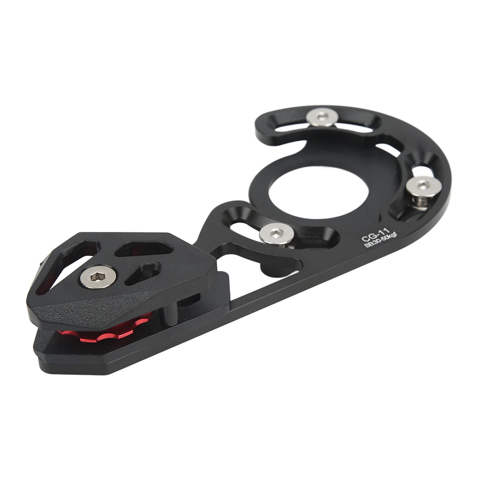 CG11 Guía de cadena de bicicleta Aleación de aluminio Protector de cadena de bicicleta de montaña Estabilizador de cadenas de polea de bicicleta