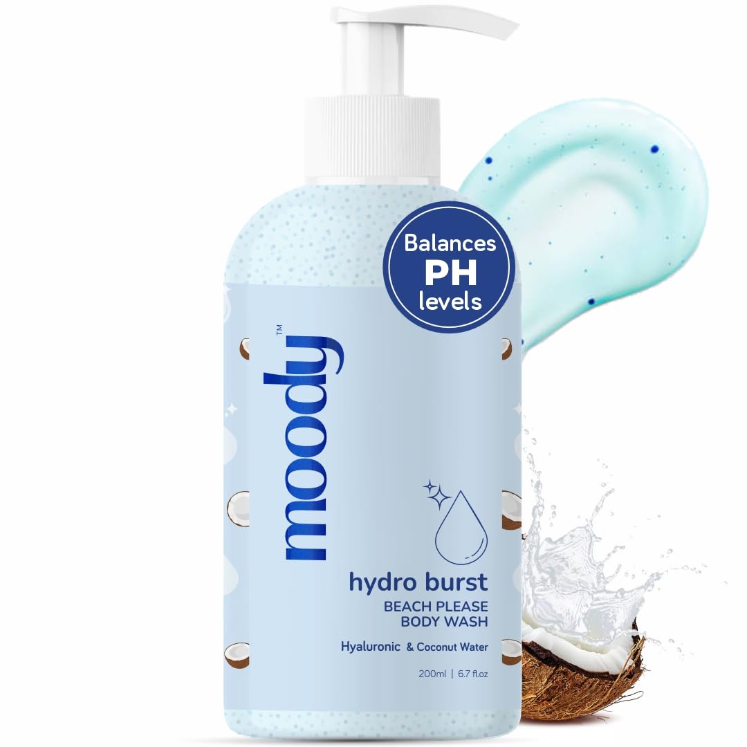Moody 7D Hydro Burst with Hyaluronic Acid Body Wash | Refreshes, Deep Cleanses Skin & Provides Intense Hydration to Skin | Gentle and for All Skin Types | Softer, Smoother Skin 200ml-image-11