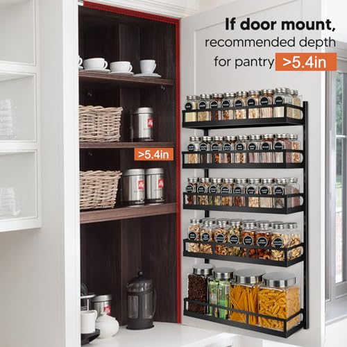 best spice rack wall mounted