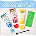 Crayola Bath Tub Mini Paint Set 9 Piece Art Kit - Brushes, Sponges, & Wash Away Finger Paints, Blue Yellow & Red Color Tub Fingerpaints