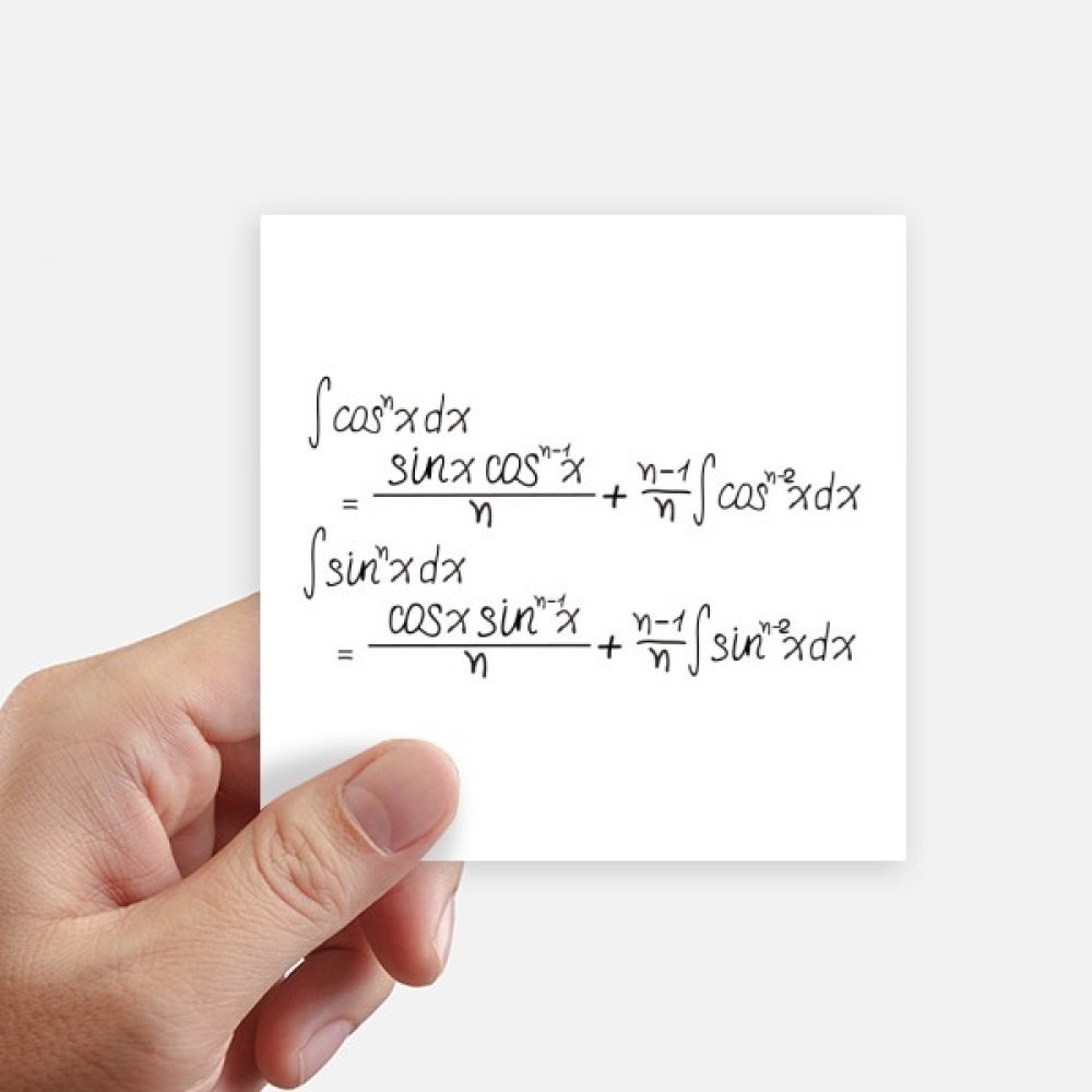 Autocollant mathématique multicolore 10x10cm sticker mural et décalcomanie de moto
