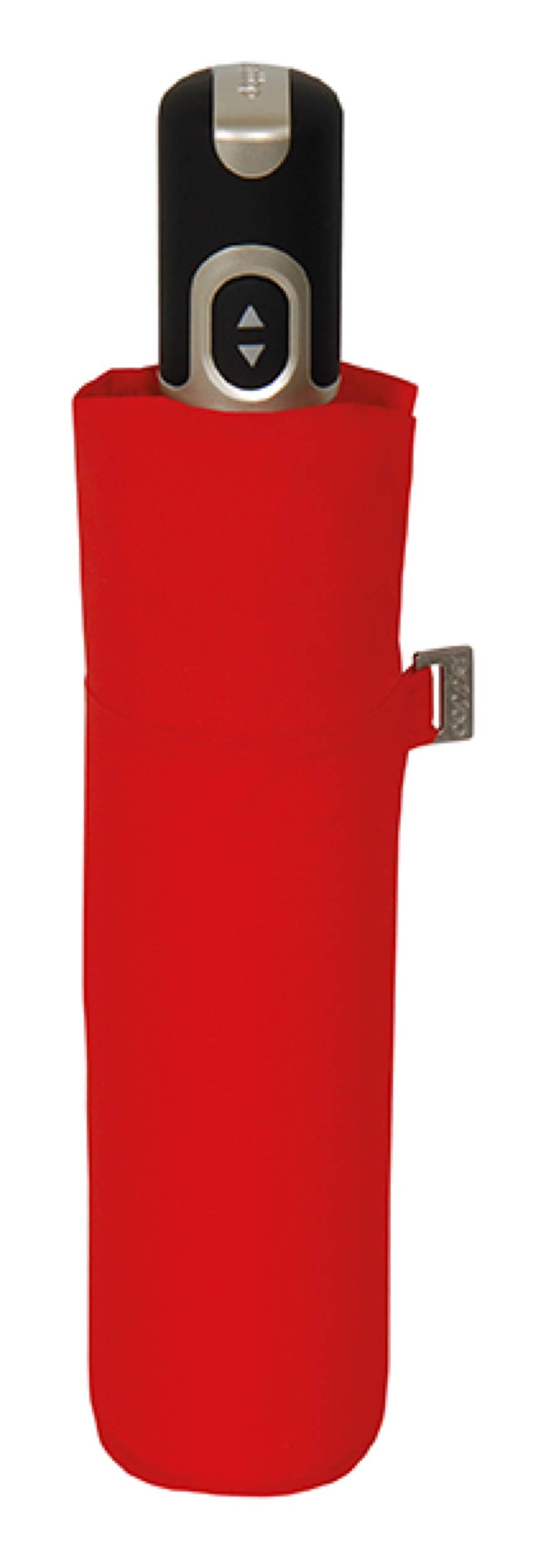 Doppler parapluie de poche Carbonsteel Magic Uni - Extrêmement stable - Ouverture et fermeture automatique - Rouge