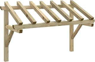vidaXL Vordach, 200 x 100 x 100 cm, stabiles Kiefernholz