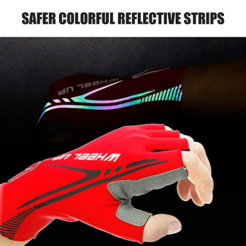 Luvas de Ciclismo, Romacci Luvas de ciclismo Homens Mulheres Luvas de bicicleta Luvas esportivas de