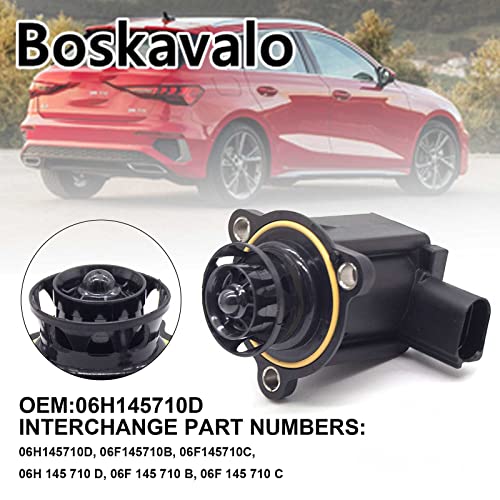 Boskavalo Turbocharger Diverter Bypass Valve Replacement For A3 A4 Tt/Seat Leon/Cc Eos Gti Jetta Passat Passat Cc Tiguan Oem:06F145710B 06F145710C 06F145710G 06H145710D #TOP2