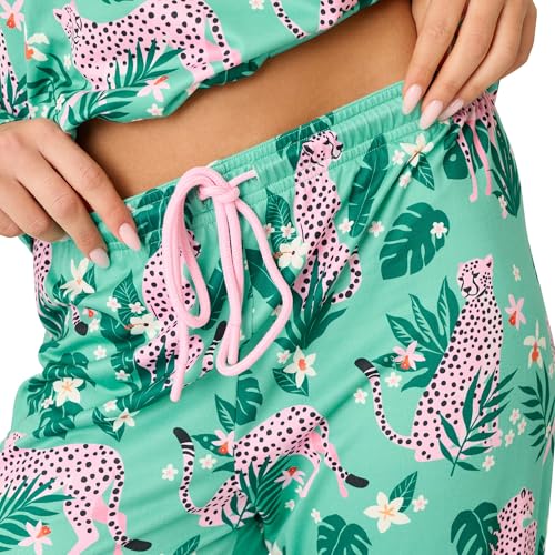 Image of PJ Salvage Women's [Amazon Exclusive] Cloud Jersey Jogger Pajama 2-piece Pj Set
