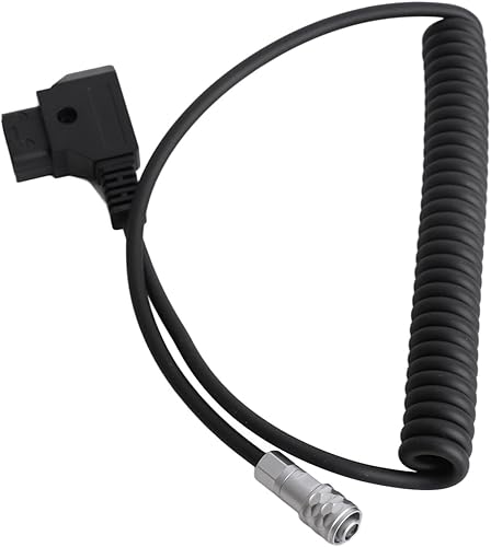 Tbest Black Magic V Mount Wire D Tap To 4K Spring Cable de Alimentación para Bla