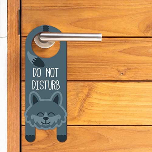 Image of CVANU Do Not Disturb Wooden Door Sign Hanger Size(24cm x 8.5cm) cv65