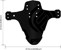 Vista 3 de FIFTY-FIFTY Guardabarros para Bicicleta de Montaña, Guardabarros MTB, Guardabarros de Bicicleta Compatible Delantero y Trasero, Compatible