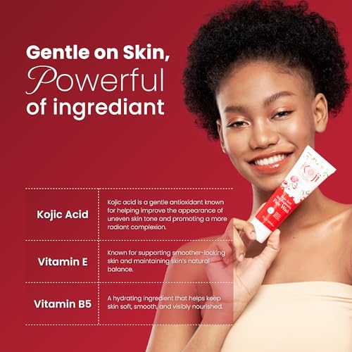 Nettoyant visage à l'acide kojique contre le teint terne végan - 4
