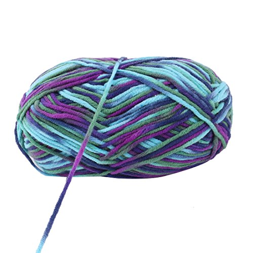 Sourcingmap Cotton Blends Home Handmade Crochet Scarf Gloves Sweater Knitting Yarn Cord 50g Colorful - Image 3