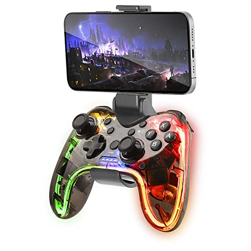 bluetooth controller gaming rgb neon