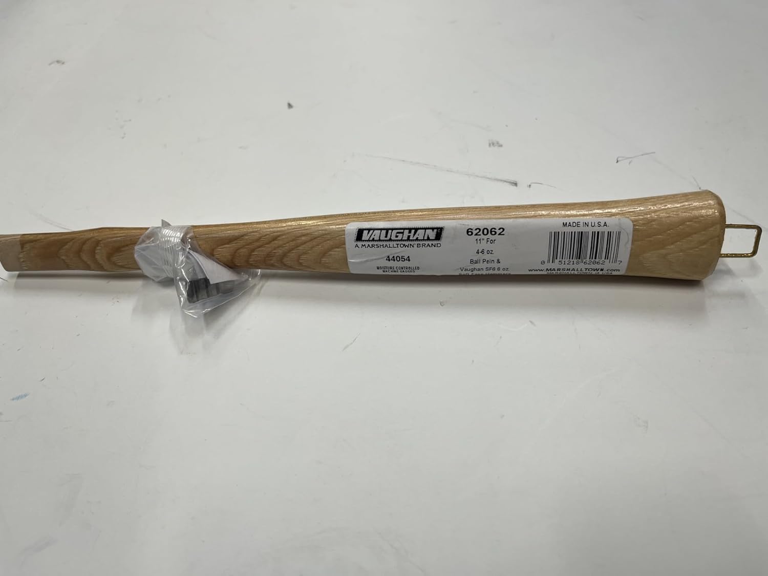 VAUGHAN Ball Pein Hickory Replacement Handle, 11 Inch, Made in the USA, VN62062W