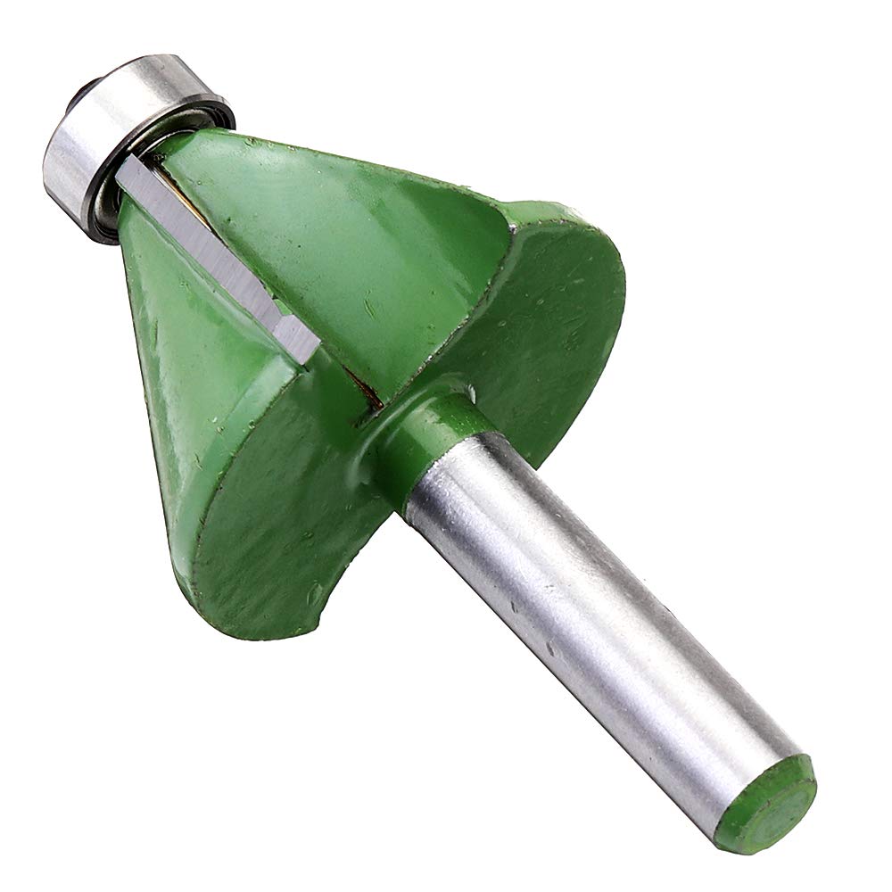 Broca de enrutador biseladora de vástago de 8 mm Fresa de 11.25-45 grados para carpintería - # 1