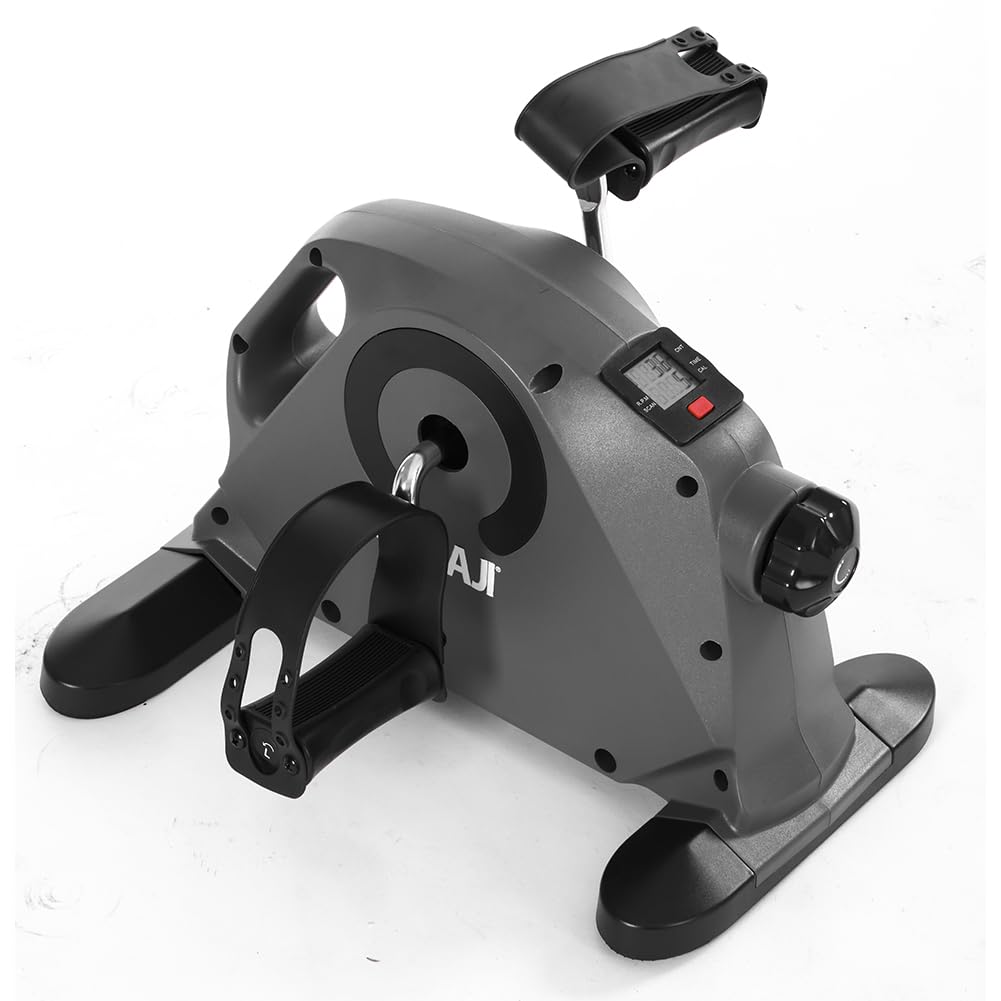 BAKAJI Pedaliera Allenamento Braccia Gambe Cyclette Cycle Bike Ginnastica Passiva Esercizio Fitness Riabilitazione Anziani