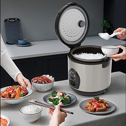 Rice Cooker & Steamer with Keep Warm Function, Very Easy to Use for Making Rice, Soup, Baby porridge, Multigrains etc. (1 to 6 People)