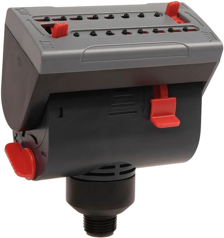 Thrifco 8430425 Heavy-Duty 4-Way Adjustable Mini Turbo Oscillator with Spike Base