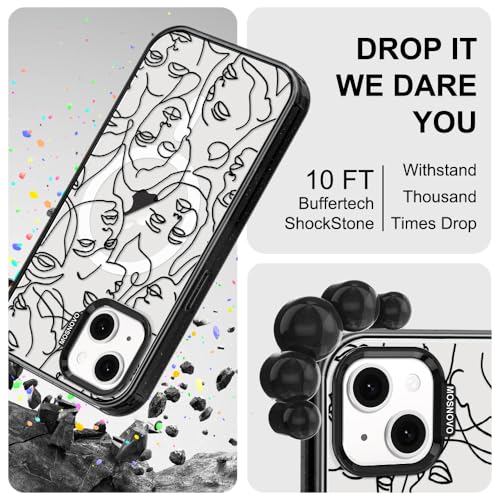 Coque magnétique iPhone 13 antichoc transparente et compatible MagSafe - 6