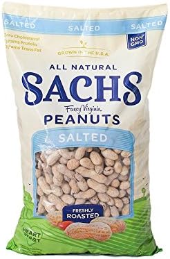 Sachs Delicious Roasted / Salted in Shell Peanuts 5lb