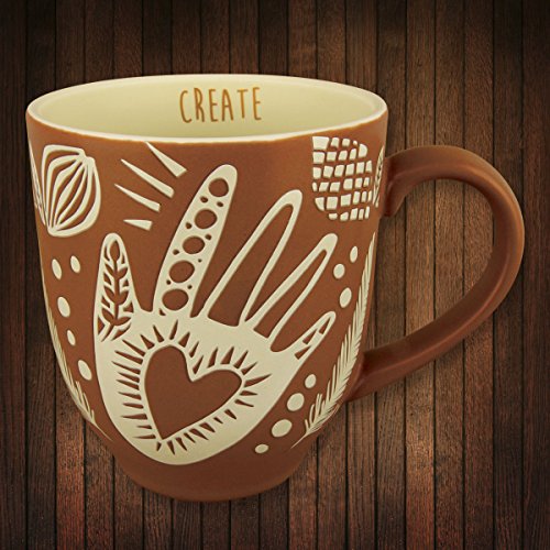 Karma Gifts Modern Folkloric Mug, Hand