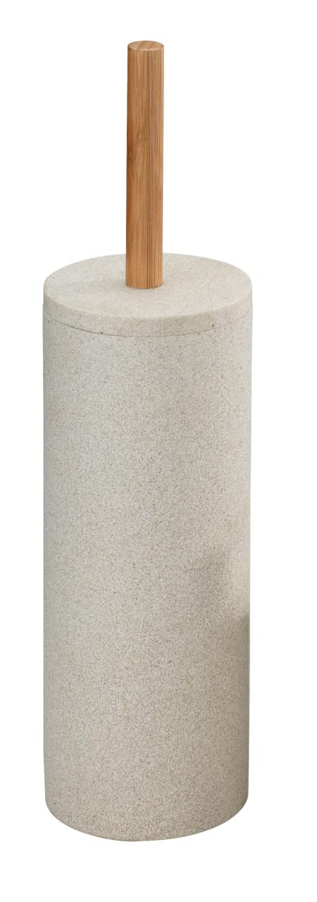 Wenko Escobillero Pieno Acero INOX - Forma Cerrada, Acero Inoxidable, 10.1 x 37.5 x 10.1 cm, Satinado — view 18