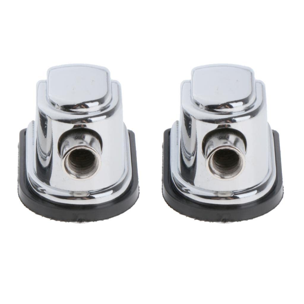 2pcs Snare Drum Lugs Silver Bass Drum Claw Hooks Hardware-Musical Instruments & Gear - Percussion - Parts & Accessories - Mounts & Assembly Hardware