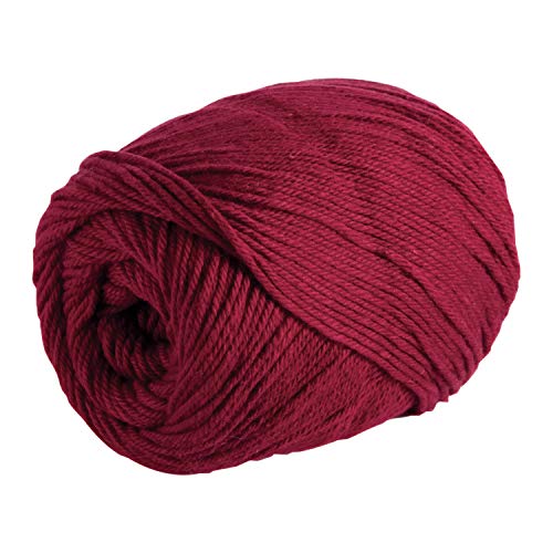 Knit Picks Dishie Worsted Weight 100% Cotton Yarn Red - 100 g (Pomegranate)