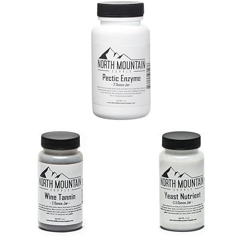 Miniatura 10 de North Mountain Supply Pectic Enzyme - Tarro de 2 onzas y WT-2oz Wine Tannin - Tarro de 2 onzas