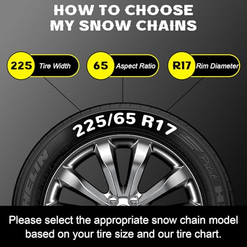 Auto Tightening Snow Chains 1-Min Install