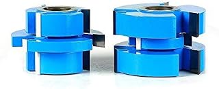 Amana Tool - SC556 2-Piece Carbide Tipped 3-Wing Stile & Rail Tongue & Groove Cabinet Door