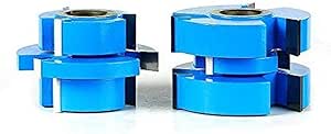 SC554 2-Piece Carbide Tipped 3-Wing Stile & Rail Tongue & Groove