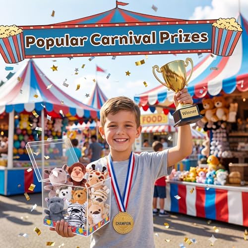 Mini Stuffed Animals Bulk, 12 Pack 5-Inch Plush Keychain Toys for Kids by cideny - Used condition - Image 5