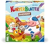 Ravensburger 24761 – Kunterbunter Granja un Juego de niños para 2-4 Personas a Partir de 5 años