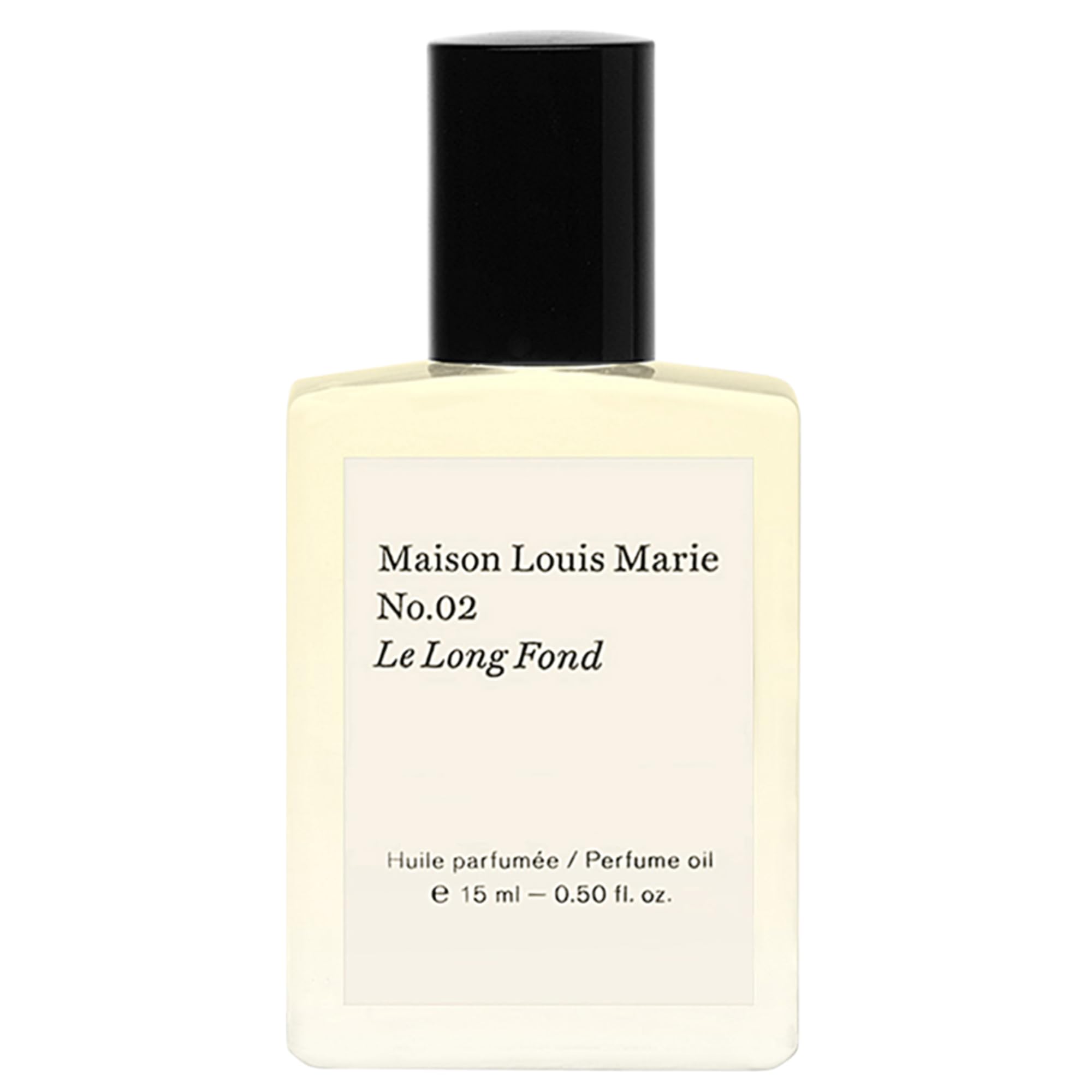 Maison Louis Marie - No.02 Le Long Fond Natural Roll-On Perfume Oil | Luxury Clean Beauty + Non-Toxic Fragrance (0.5 fl oz | 15 ml)