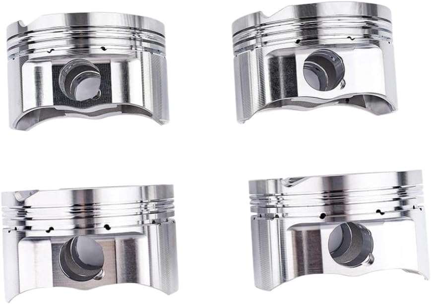 Forged Pistons With Rings Pins 2.0L G4GC Compatible With 1995-2012