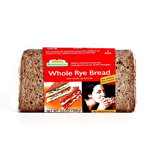 Mestemacher Whole Rye Bread 17.6 oz each (5 Items Per Order)