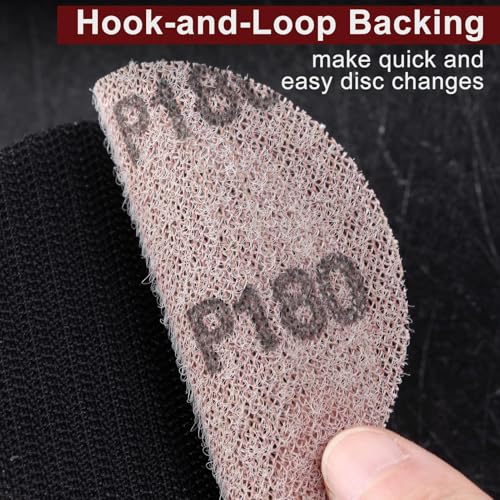 SPEEDWOX 3-Inch 180 Grit Aluminium Oxide Mesh Abrasive Dust Free Sanding Discs, Virtually Dust-Free, Box of 25 - Image 2