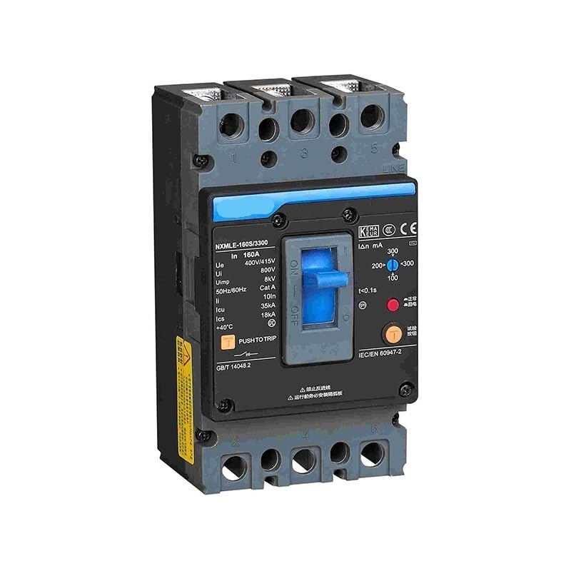 NXMLE Molded Case Leakage Protection Circuit Breaker NXMLE-160S/3300 160A A Panel Rear Wiring丨710304000001837